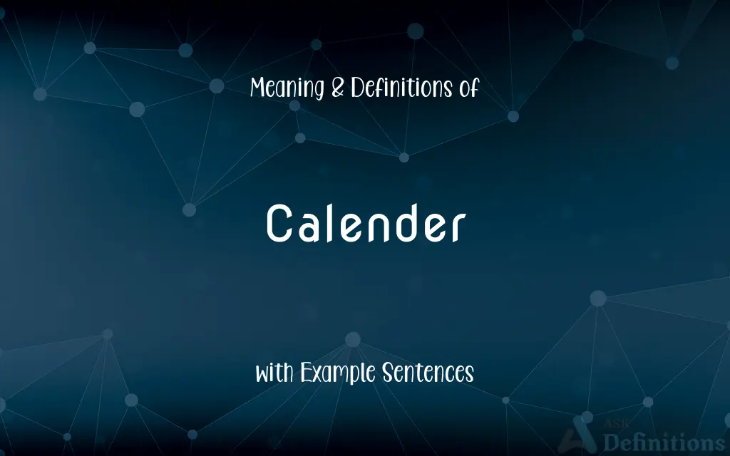 Calender