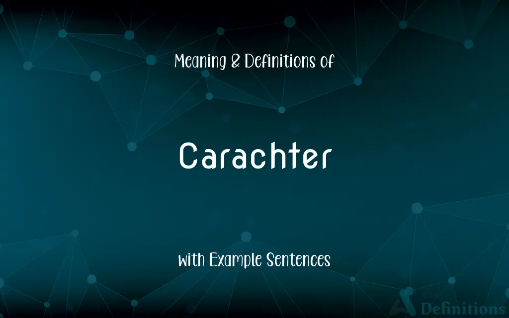 Carachter