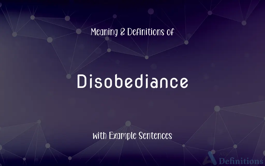 Disobediance