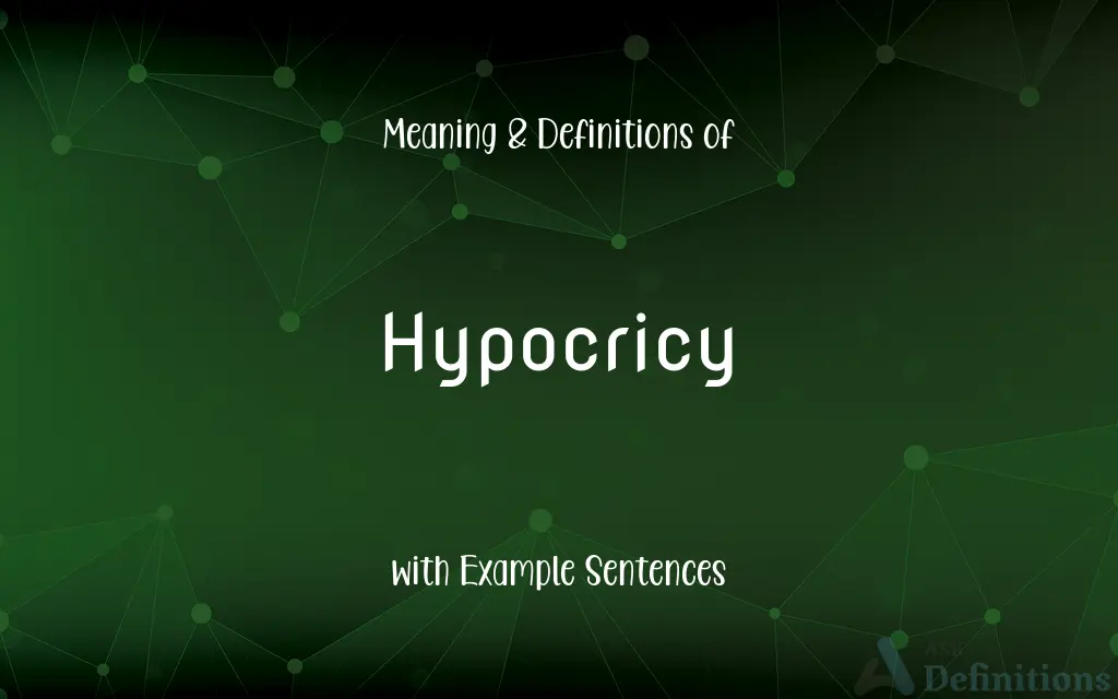 Hypocricy