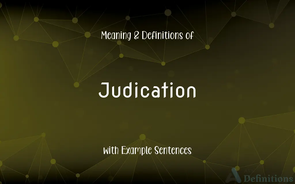 Judication