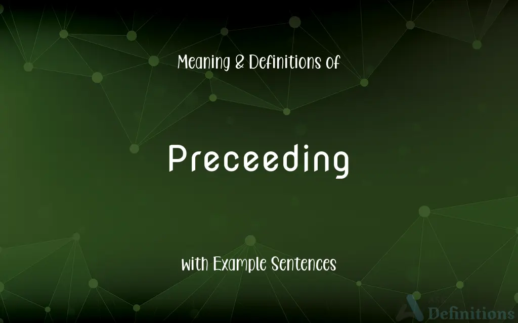 Preceeding