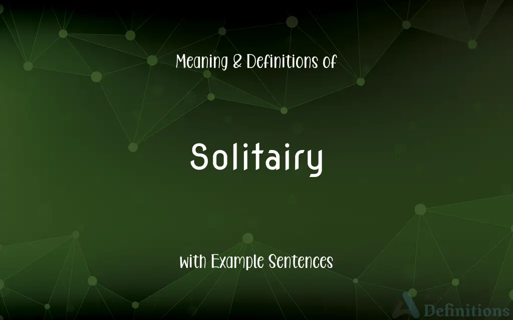 Solitairy